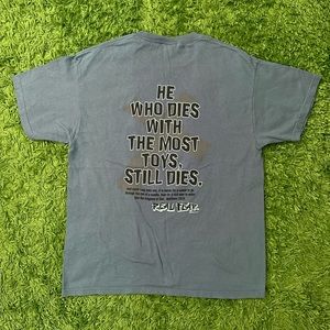 ❌SOLD❌ 90s Real Fear ’He Who Dies With-‘ Faith God Jesus vintage T-Shirt sz L